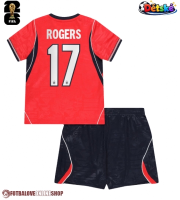 Anglie Morgan Rogers #17 Venkovní dres komplet pro Děti MS 2026 Krátkým Rukávem (+ Krátké kalhoty)
